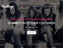 Tablet Screenshot of hashtagio.com